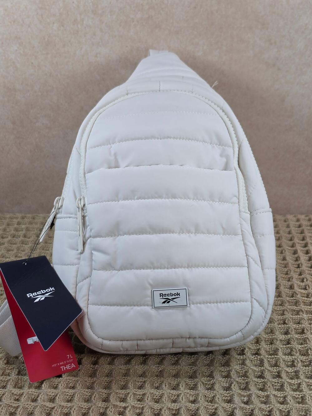 Reebok THEA Luxe Quilted Crossbody Bag White – NWT